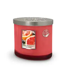 Ellipse Twin Wick Jar Pink Grapefruit - image 1