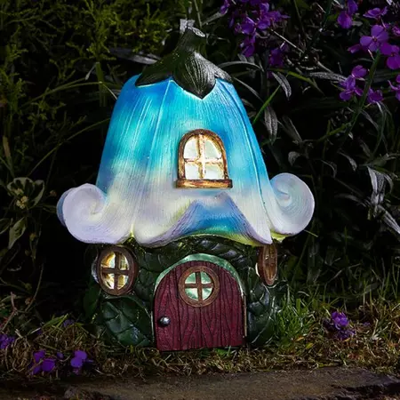 Fairy Houses - Solar Powered Bluebell Cottage - image 1
