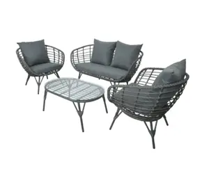 Evora Wicker Sofa Outdoor Set