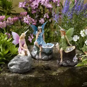 Fairies Solar Lit Decoration