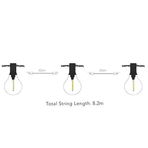 Falmouth USB Solar Festoon Lights (Set Of 25 Bulbs) - image 2