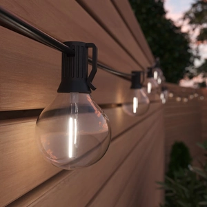 Falmouth USB Solar Festoon Lights (Set Of 25 Bulbs)