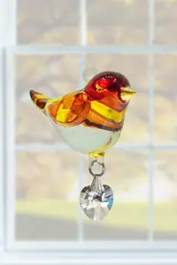 Fantasy Glass Pretty Little Bird Goldfinch - image 2