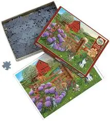 Farm Cats Easy Handling 275 Piece Jigsaw Puzzle - image 1