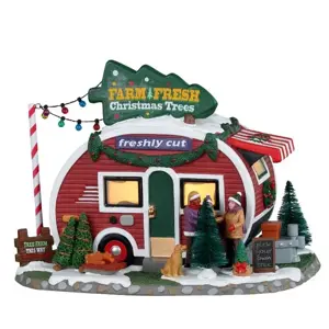 FARM FRESH CHRISTMAS TREES INCL. ADAPTOR 44338, 100 mA (WHITE)