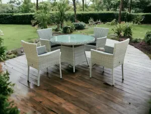 Florence 4 Seat round Dining Set