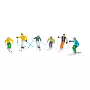 FIGURINES STANDING SKIS - 6PC  1:32