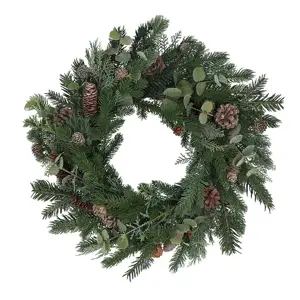 Fir, Cone & Eucalytus Wreath