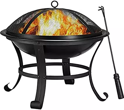 Fire Dish Dia Ca 75cm Black at Pennells