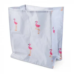 Floating Flamingo Crinkle Cat Bag
