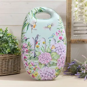 Floral Feathered Bird Garden Kneeler Pad - image 3