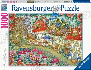 Floral Mushroom Houses 1000pc