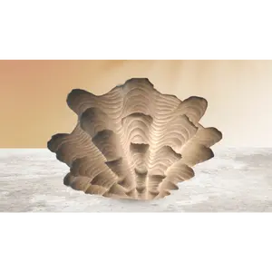 Fluted Clam Lamp - image 1