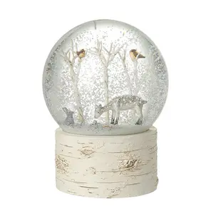 FOREST FRIENDS SCENE SNOWGLOBE