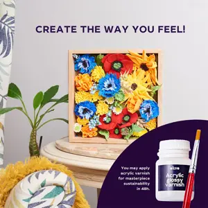 FREEDOM Wood & Craft DIY Flowers 21×21 cm - image 6