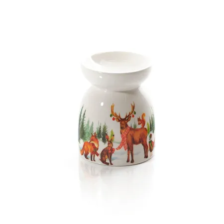 Frosted Forest Animals Ceramic Burner - image 1
