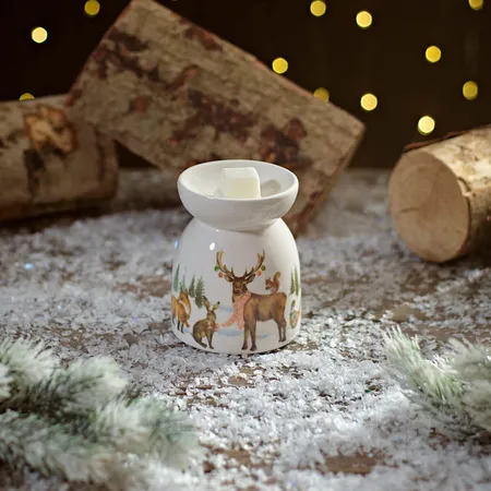 Frosted Forest Animals Ceramic Burner - image 3