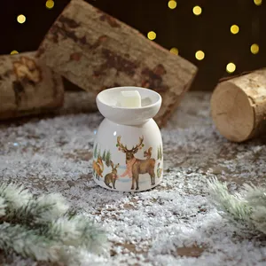 Frosted Forest Animals Ceramic Burner - image 3
