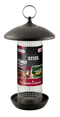 Gardman Black Steel Large Peanut Feeder