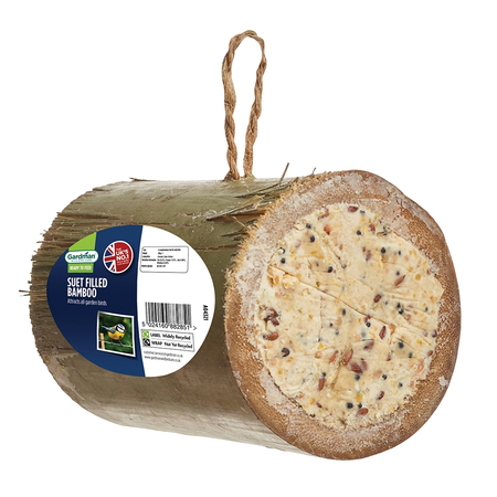 Gardman Suet Filled Bamboo Feeder Wild Bird Treat