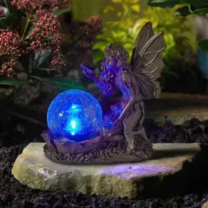 Gazing Fairy Solar Lit Decoration