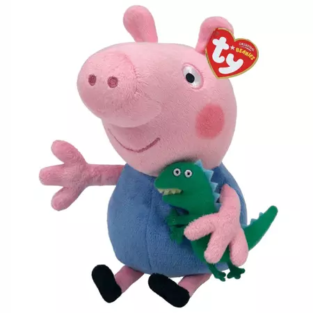 George Pig with Dinosaur Soft Toy