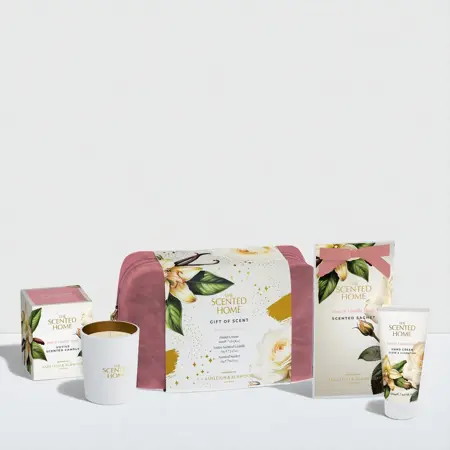 Gift Of Scent: Votive, Hand Cream,Sachet -Rose & Vanilla - image 1