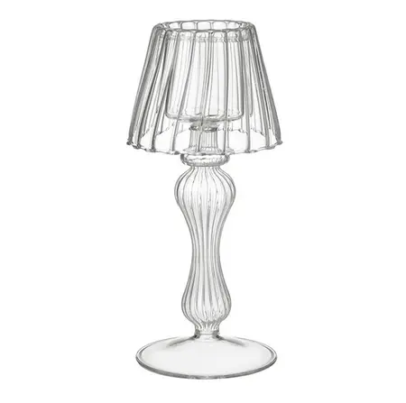 Glass Lamp T-Light Holder