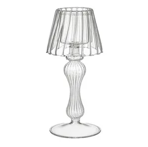 Glass Lamp T-Light Holder