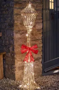 GlitterTwist Lamp Post - Gold 1.5m