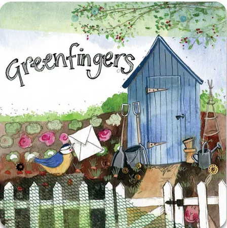 GREEN FINGERS FRIDGE MAGNET by Alex Clark