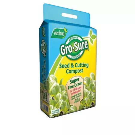 Gro-Sure Seed & Cutting Compost 10L Pouch 23/24