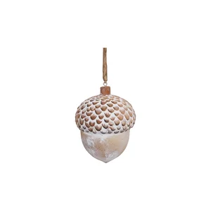 Hanger Pinecone Wood 11cm