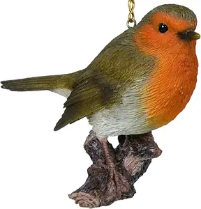 Hanging Robin on Branch - image 2