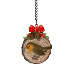 Hanging Robin Xmas T/Stump - image 1