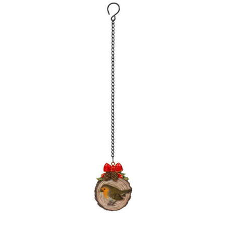 Hanging Robin Xmas T/Stump - image 2
