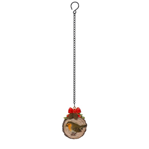 Hanging Robin Xmas T/Stump - image 2