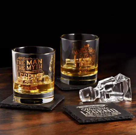 Harvey Makin Legend Slate Coaster - Dad - image 2