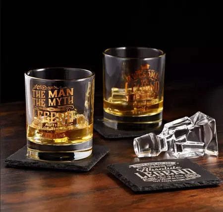 Harvey Makin Legend Slate Coaster - Husband - image 2