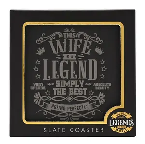 Harvey Makin Legend Slate Coaster - Wife - image 3