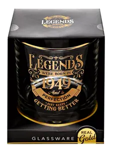 Harvey Makin Legend Tumbler Glass - Birthday - image 1