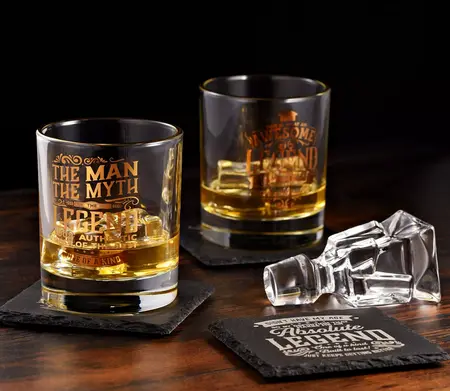 Harvey Makin Legend Tumbler Glass - The Man - image 2