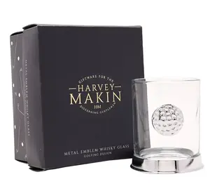 Harvey Makin Whisky Glass - Golf - image 1