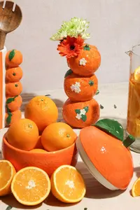 Hestia 21cm Triple Orange Vase - image 4