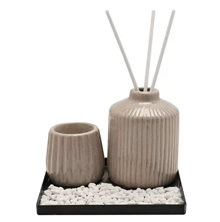 Hestia Ceramic Diffuser Vessel Set - Natural - image 1