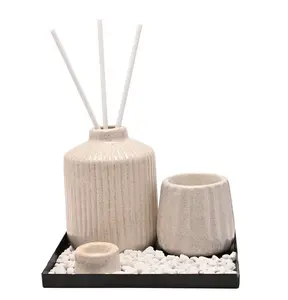 Hestia Ceramic Diffuser Vessel Set - Off White - image 1