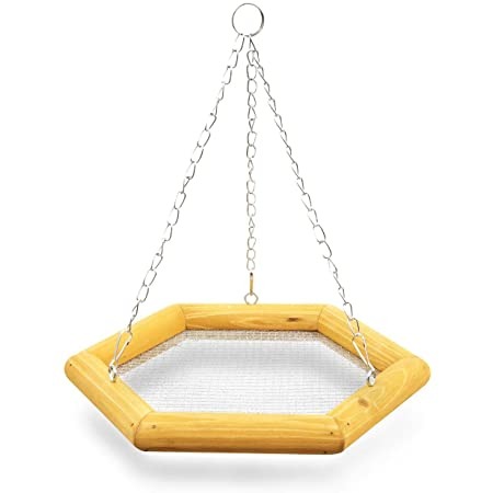 Hexagonal Hanging Bird Table