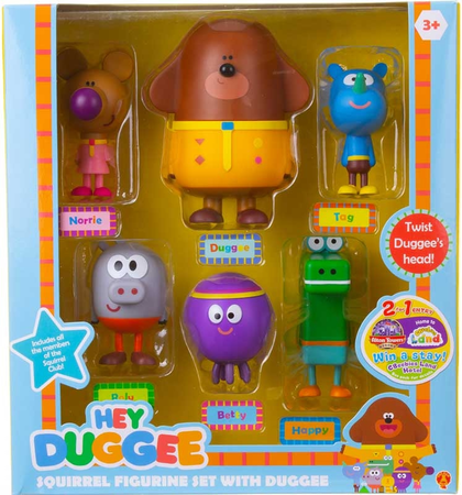 Hey Duggee Squirrel Club Figurine Set