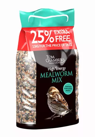 High Energy Mealworm Mix - 25% FOC - 2.5kg