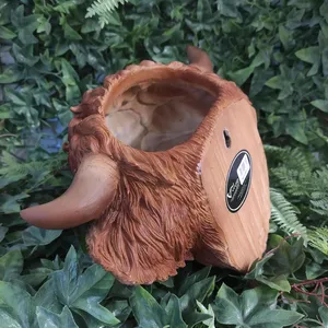 Highland Cattle Wall Planter - image 2